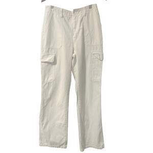 Zara white cargo pants SzS